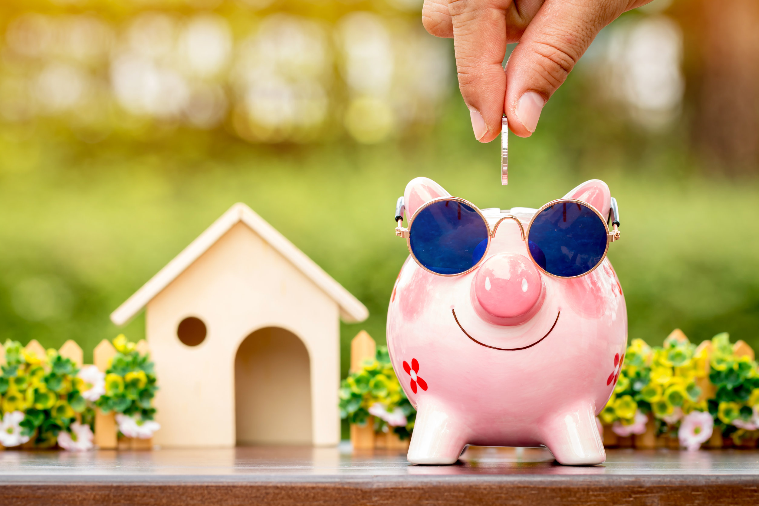asset income piggy bank