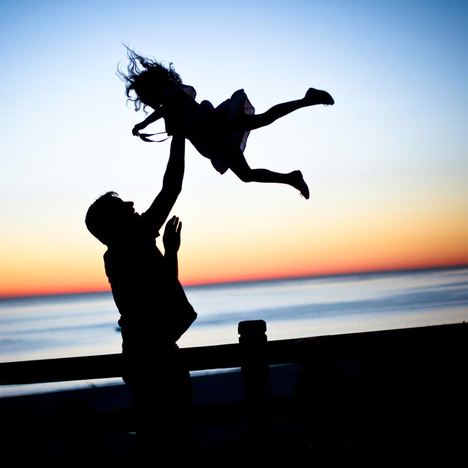 dad and daughter