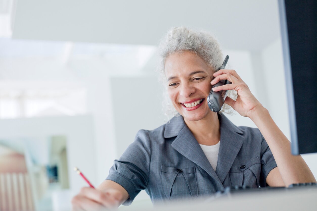 woman on telephone comp
